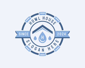 Plumber Water Droplet logo design