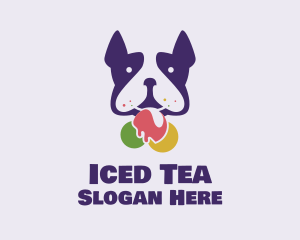 Puppy Ice Cream logo design