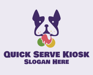 Puppy Ice Cream logo design