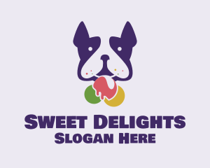 Puppy Ice Cream logo design