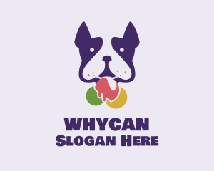Pet - Puppy Ice Cream logo design