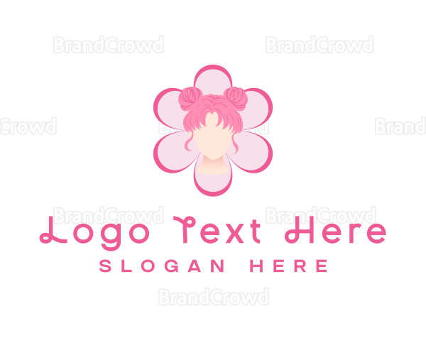 Hair Dye Salon Logo