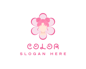 Hair Dye Salon Logo