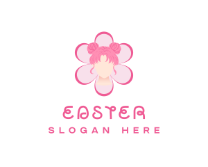 Hair Dye Salon Logo