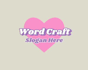 Word - Heart Retro Boutique logo design