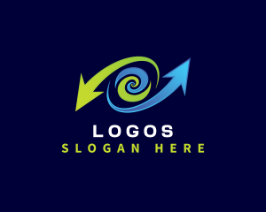 Logistics Vortex Arrow  Logo