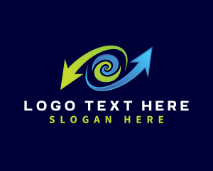 Logistics Vortex Arrow  Logo