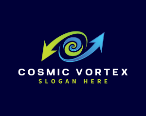 Logistics Vortex Arrow  logo design