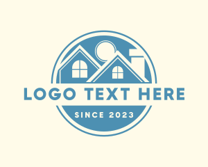 Leasing - Real Estate Property House logo design