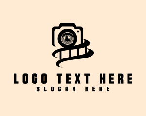 Film School - Camera Film Photography logo design