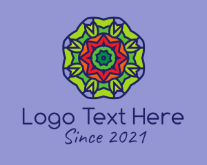 Mandala - Mosaic Baroque Pattern logo design