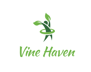 Healthy Plant Man  logo design