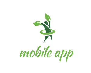Yoga - Healthy Plant Man logo design