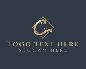 Luxury - Elegant Fashion Boutique Letter C logo design