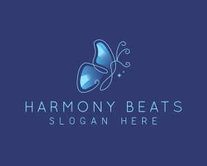 Insect - Butterfly Beauty Cosmetics logo design