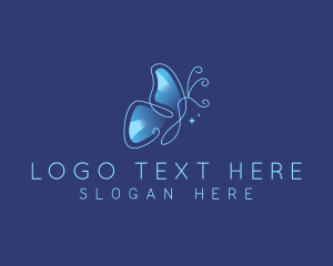 Skin Care - Butterfly Beauty Cosmetics logo design