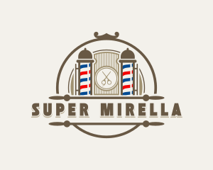 Grooming Barber Hairstyling Logo