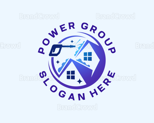 House Power Wash Logo