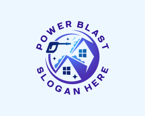 House Power Wash logo design