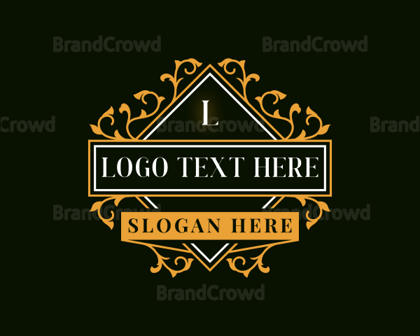 Floral Elegant Wedding Logo