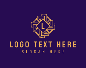 Luxe - Golden Intricate Premium logo design