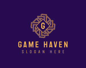 Luxury Hotel - Golden Intricate Premium logo design