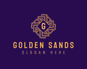 Golden Intricate Premium logo design