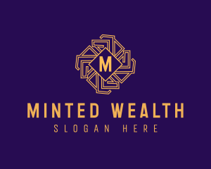 Coinage - Golden Intricate Premium logo design