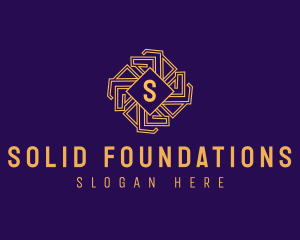 Gold Mine - Golden Intricate Premium logo design