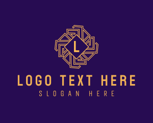 Financial - Golden Intricate Premium logo design
