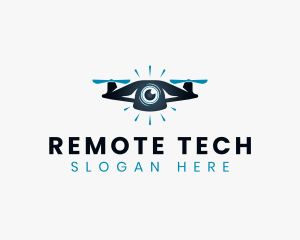 Remote - Drone Eye Camera logo design