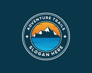 Mountain Lake Adventure logo design