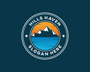 Mountain Lake Adventure logo design