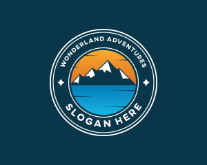 Mountain Lake Adventure logo design