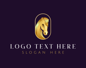 Horse - Luxury Horse Stable logo design
