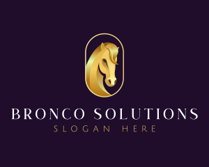 Bronco - Luxury Horse Stable logo design