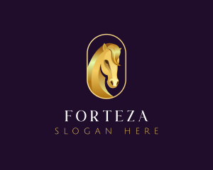 Luxury Horse Stable logo design