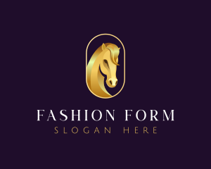 Luxury Horse Stable logo design