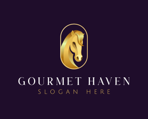 Luxury Horse Stable logo design