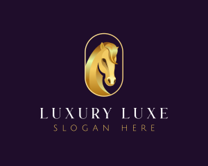 Luxury Horse Stable logo design