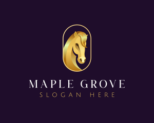 Luxury Horse Stable logo design