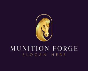 Luxury Horse Stable logo design