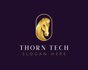 Luxury Horse Stable logo design