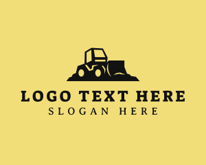 Equipment - Front Loader Heavy Equipment logo design