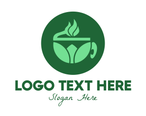 Beverage - Organic Green Tea logo design