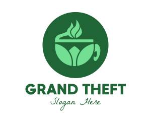Organic Green Tea logo design