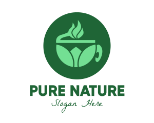 Organic - Organic Green Tea logo design