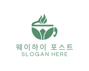 Organic Green Tea logo design