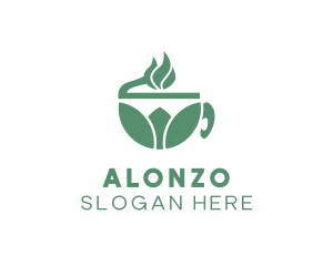 Organic Green Tea logo design