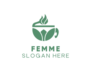 Organic Green Tea logo design